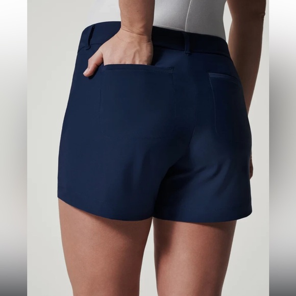 New! Spanx Sunshine Shorts 4” Navy - Picture 6 of 8